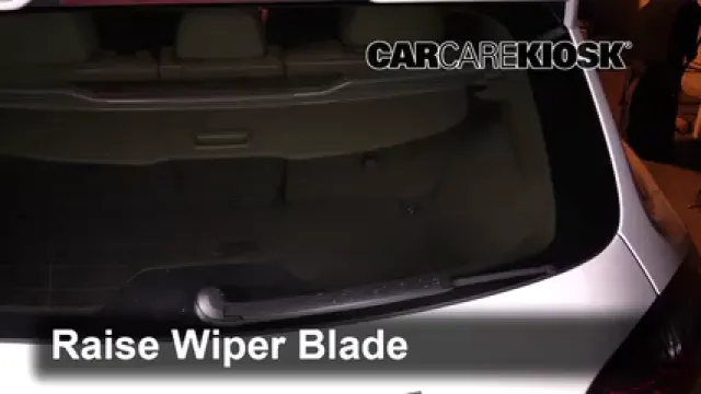2013 Porsche Cayenne 3.6L V6 Windshield Wiper Blade (Rear) Replace Wiper Blade